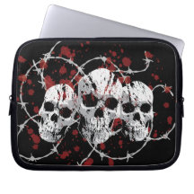 Förse med en hulling skallelaptop sleeve laptopskydd
