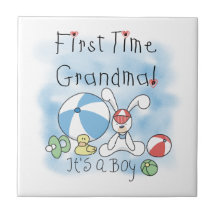 Först Time mormor av pojkegåvor Kakel