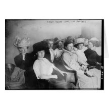 Första all kvinnajury i Las Angeles från 1911 Hälsningskort