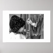 Första blomma print