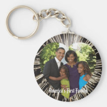 Första familj Keychain för presidentObama minnessa Nyckel Ringar