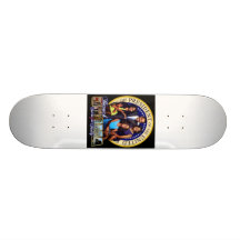 Första familj Obamas Skate Boards