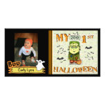 Första Halloween beställnings- fotokort