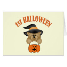 Första Halloween Hälsnings Kort