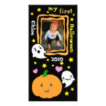 Första Halloween Kawaii beställnings- fotokort