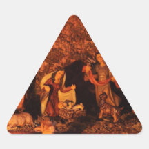 FÖRSTA JUL TRIANGLE STICKER