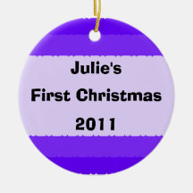 Första juldekorationlilor
