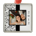 Första julfotoprydnad julgransprydnader