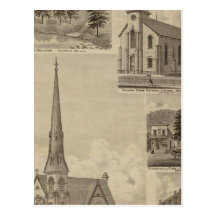 Första Universalisty kyrka, Minneapolis, Minnesota Vykort
