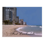 Fort Lauderdale Florida strand & havvykort