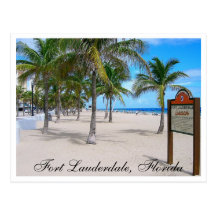Fort Lauderdale strandFlorida vykort