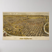 Fort Worth 1891 Affischer