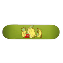Förtjusande fruktsköldpadda skateboard