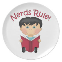 Förtjusande Nerds härskar läs- ungar för pys utsla Tallrik