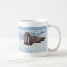 Förtjusande valross kaffe mugg