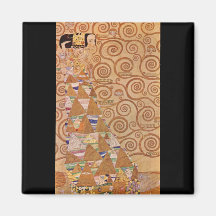 Förväntan av Gustav Klimt Magnet För Kylskåp