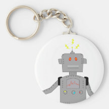 förvirrad robot nyckel ring