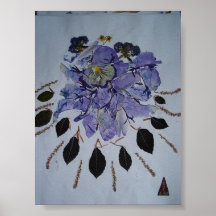 Förvriden dröm- blomma affischer