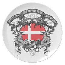 Fotboll Danmark Tallrik