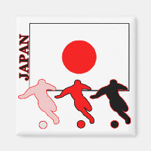 Fotboll Japan Kylskåps Magneter