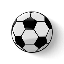 Fotboll klumpa ihop sig knäppas nål