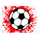 fotboll splat. vykort