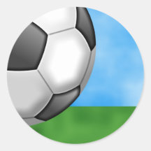 Fotbollbakgrund Klistermärke