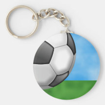 Fotbollbakgrund Nyckelringar