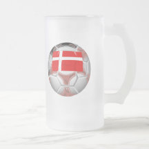 Fotbollboll av Danmark att bekläda och gåvor Kaffe Muggar