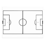 Fotbollfält Vykort