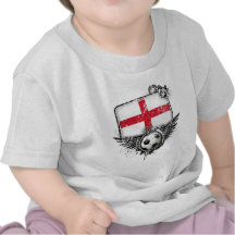 Fotbollfläkt England T-shirts