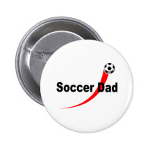 Fotbollpappa Knapp Med Nål