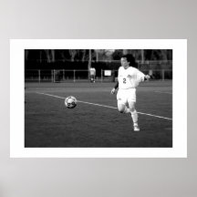 Fotbollspelare Affisch