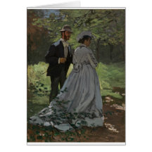 Fotgängarna (1865) hälsnings kort