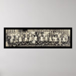 Foto 1922 för läroverk RI Affisch