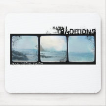 Foto Mousepad för strand för Hawaii traditionsvint Musmattor