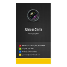 Fotograf - högvärdigt idérikt innovativt visitkort