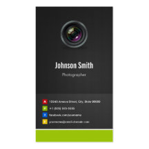 Fotograf - högvärdigt idérikt innovativt visitkort