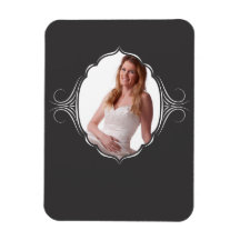 Fotoram med stam- look. flexibla magneter