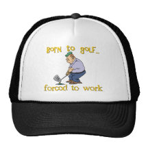 Fött till Golf Mesh Kepsar