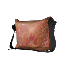 Fractal - abstrakt - japanskt motiv messenger bag