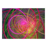 Fractal - abstrakt - Loopy Doopy Personliga Inbjudningskort