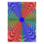 Fractal för vildwebbenkvadrat visitkort mallar