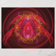 Fractal - insekt - prydd med ädelsten Scarab Flyg Blad