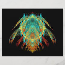 Fractalen - insekt - I grundar det i min sädesslag Flyg Blad