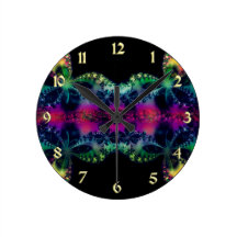 Fractalicious Celtic design Vägg Klockor