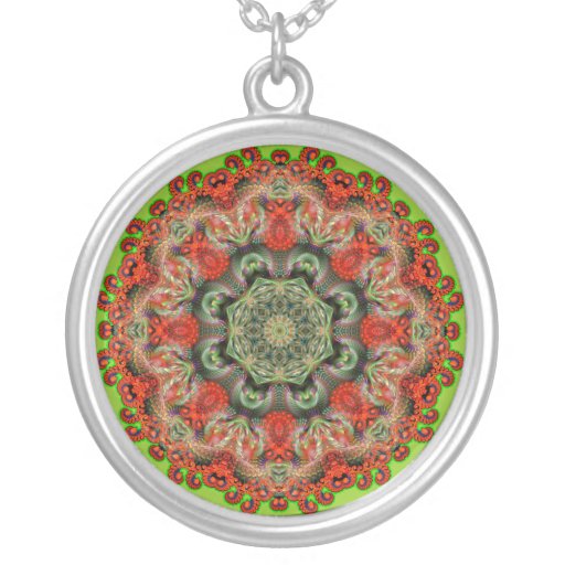 FractalSkopia geometriskt blommahalsband