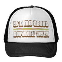Fråga mig om yrkes- terapi baseball hat