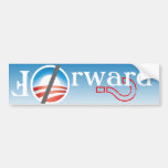 Framåt? Anti Obama bildekal