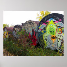 Främmande affisch för grafitti 2